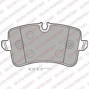 OEM Brake Pad Set, disc brake LP2249