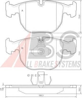 OEM PAD KIT, DISC BRAKE 36961