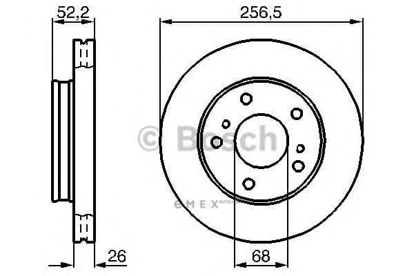 OEM BREMSSCHEIBE 0986478485