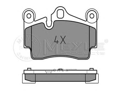 OEM PAD KIT, DISC BRAKE 0252369417PD