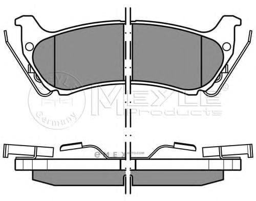 OEM PAD KIT, DISC BRAKE 0252319017W