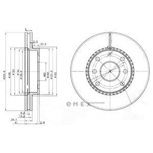 OEM BRAKE DISC (DOUBLE PACK) BG3790