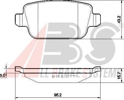 OEM PAD KIT, DISC BRAKE 37561