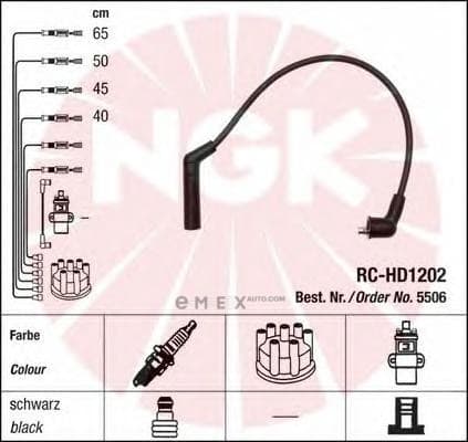 OEM WIRES FOR SPARK PLUGS 5506