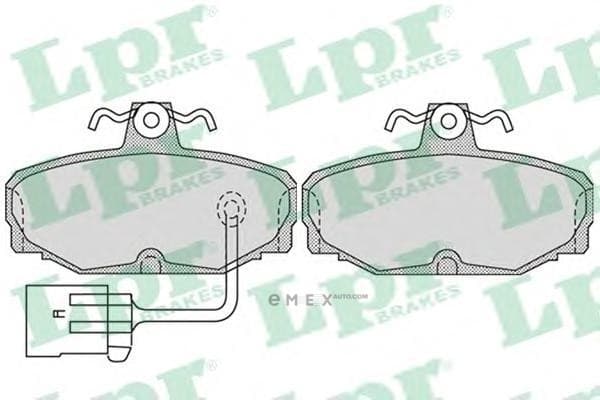 OEM PAD KIT, DISC BRAKE 05P987