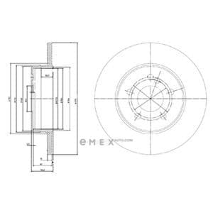 OEM BRAKE DISC (DOUBLE PACK) BG3208