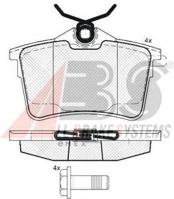 OEM Brake Pads/ABS 37700