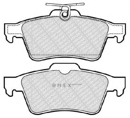 OEM PAD KIT, DISC BRAKE FDB1766