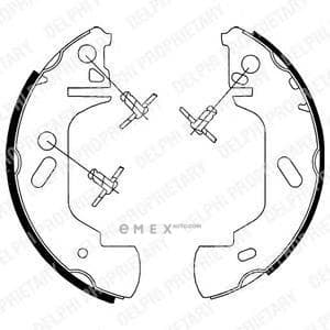 OEM BRAKE SHOE AXLE SET LS1701