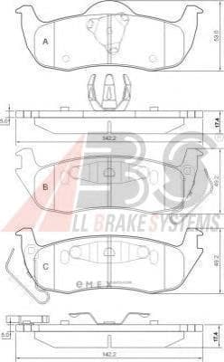 OEM Brake Pads/USA 37534