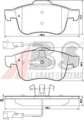 OEM Brake Pads/ABS 37485