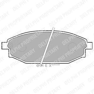 OEM BRAKE PAD AXLE SET LP1665