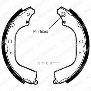 OEM BRAKE SHOE AXLE SET LS1406