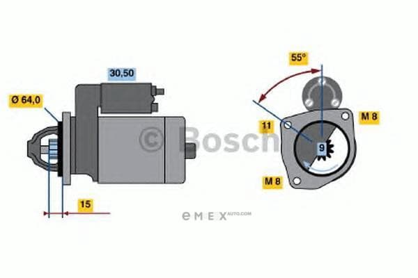 OEM STARTER I.A. 0986018880