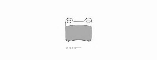 OEM BRAKE PAD 13.5MM RR W201 283