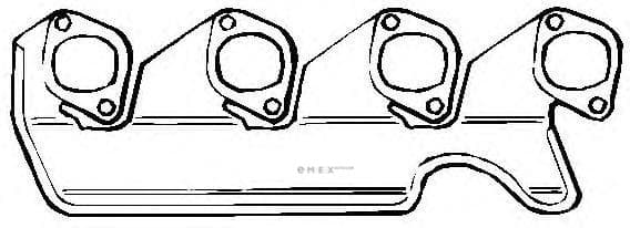 OEM EXH MANF GASK E21/E28 343847