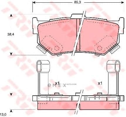 OEM BRAKE PAD GDB884