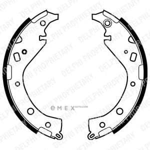 OEM BRAKE SHOE AXLE SET LS1942