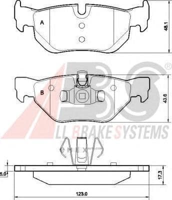 OEM Brake Pads/ABS 37437