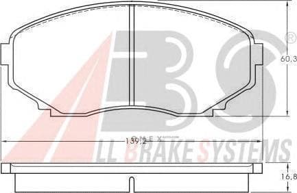 OEM PAD KIT, DISC BRAKE 36995