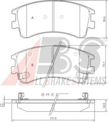 OEM Brake Pads/ABS 37381