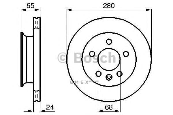 OEM BREMSSCHEIBE 0986478548