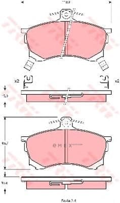 OEM PAD KIT, DISC BRAKE GDB1197