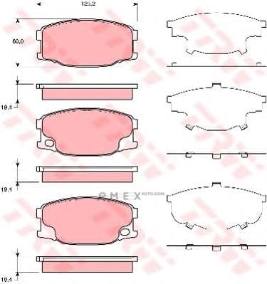 OEM BRAKE PAD GDB3388