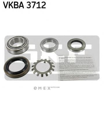 OEM BEARING, HUB VKBA3712