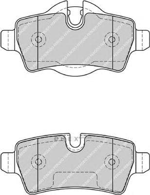 OEM PAD KIT, DISC BRAKE FDB1975