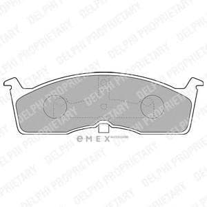 OEM BRAKE PAD AXLE SET LP1532