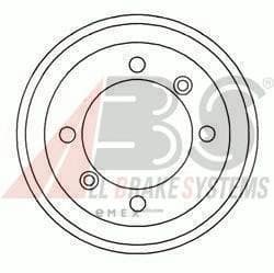 OEM Brake Drums/ABS 2390S