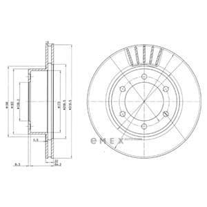 OEM BRAKE DISC (DOUBLE PACK) BG3535