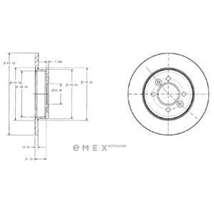 OEM BRAKE DISC (DOUBLE PACK) BG2694