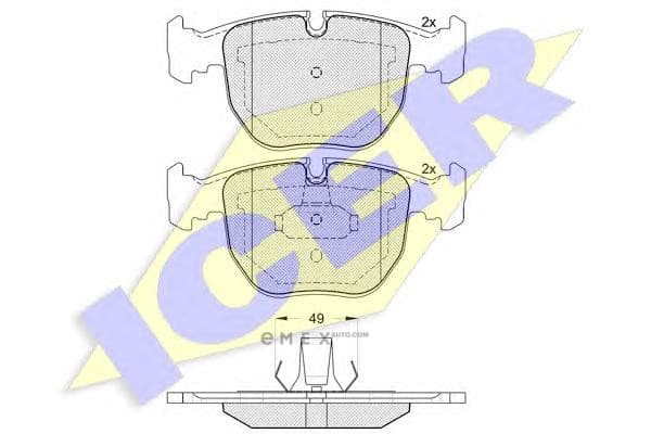 OEM PAD KIT, DISC BRAKE 181530