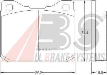 OEM Brake Pads/ABS 36104