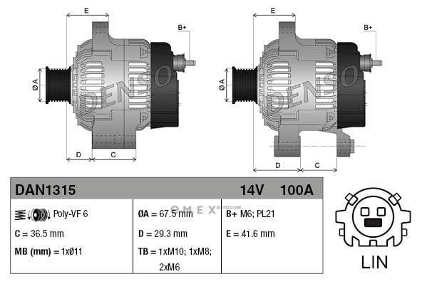 OEM DAN1315