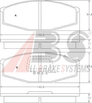 OEM Brake Pads/ABS 36528