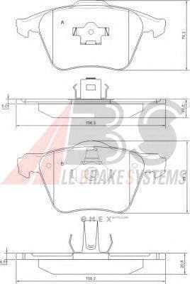 OEM Brake Pads/ABS 37344