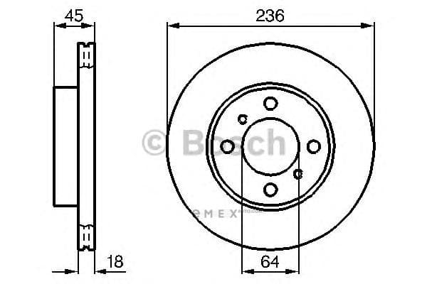 OEM BS MITSUBISHI LANCER, CARISM 0986478572