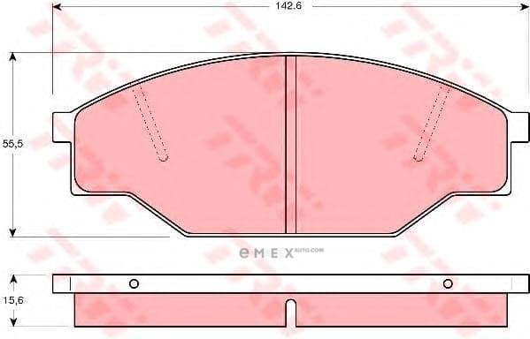 OEM BRAKE PAD GDB351