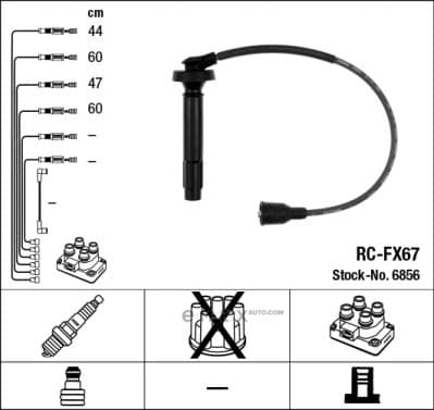 OEM WIRES FOR SPARK PLUGS 6856