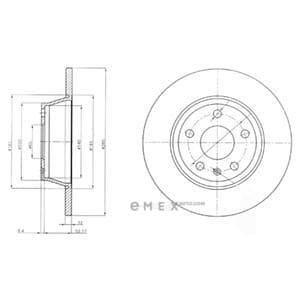 OEM BRAKE DISC (DOUBLE PACK) BG4089