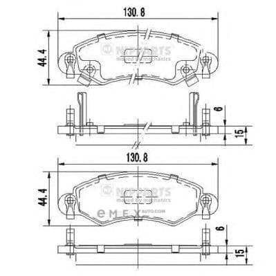 OEM PAD KIT, DISC BRAKE J3608025