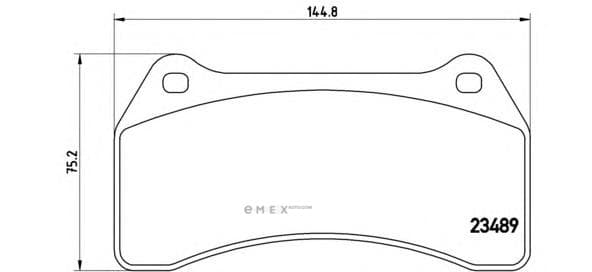 OEM brakepad P36014