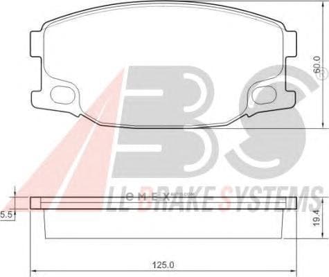 OEM Brake Pads/ABS 37657