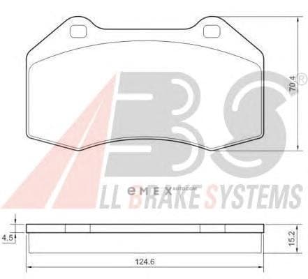 OEM Brake Pads/ABS 37519