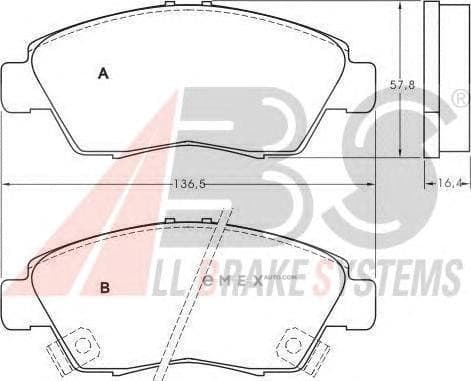 OEM PAD KIT, DISC BRAKE 36831