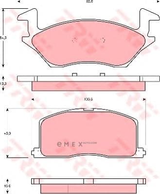 OEM PAD KIT, DISC BRAKE GDB878