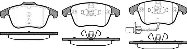 OEM Brake Pad Set, disc brake 121911